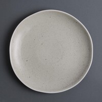 Assiette Plate Sable | Chia Olympia | Lot de 6 Pièces | Disponible en 2 Tailles