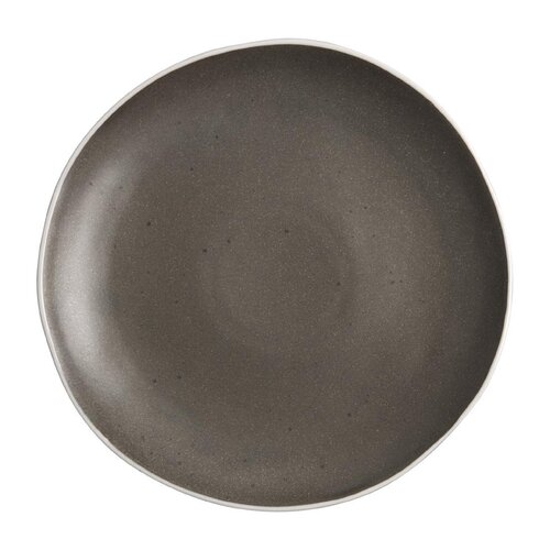 Olympia Assiette Plate Grise | Chia Olympia | Ø205mm | Lot de 6 Pièces