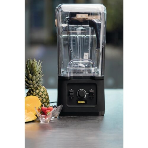 Buffalo Blender 2,5 Litres | avec Capot Insonorisant | Vitesse Réglable | 1,68kW | 253x236x(H)548mm Buffalo Blender 2,5 Litres | avec Capot Insonorisant | Vitesse Réglable | 1,68kW | 253x236x(H)548mm
