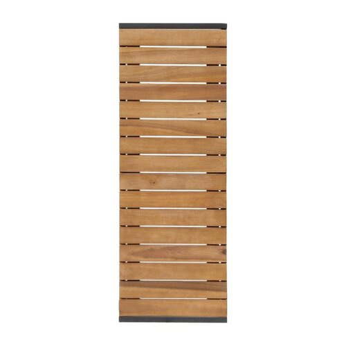Bolero Bancs | Acier et Acacia | 1000x350x(H)450mm | Lot de 2 Pièces