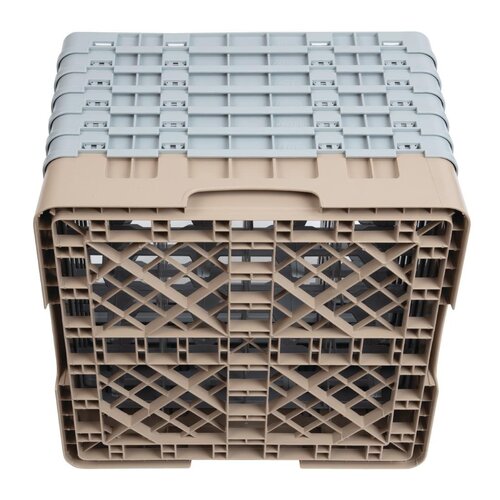 XXLselect Casier de Lavage | Verres | 16 Compartiments | Hauteur Maximale 298mm