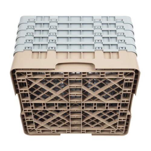 XXLselect Casier de Lavage | Verres | 36 Compartiments | Hauteur Maximale 257mm