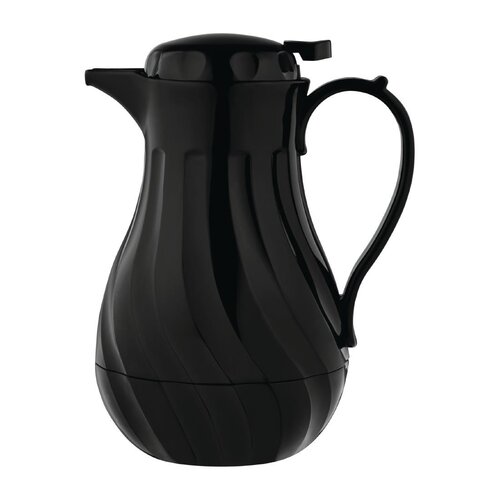 Olympia Pichet Isotherme | Torsadé | Noir | 2 Litres | Ø182x(H)284mm