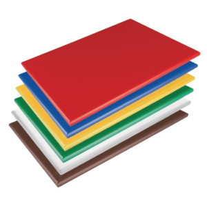 Hygiplas Lot de 6 Planches à Découper | 20mm d'Epaisseur | 600x450x20mm | Disponible en 6 Couleurs