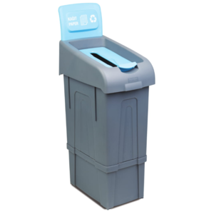 Combisteel Poubelle tri Papier | 80 L | 340x550x(h)1050mm
