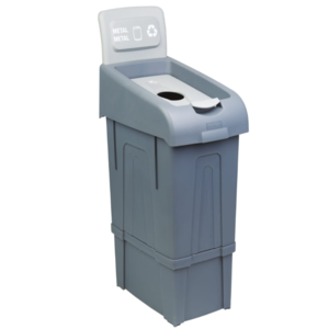 Combisteel Poubelle Tri Metal | 80 L | 340x550x(h)1050mm