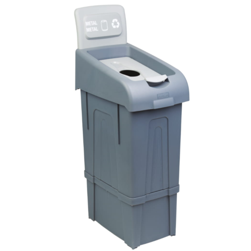 Combisteel Poubelle Tri Metal | 80 L | 340x550x(h)1050mm