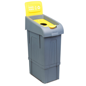 Combisteel Poubelle de Tri Plastique | 80L | 340x550x(h)1050mm