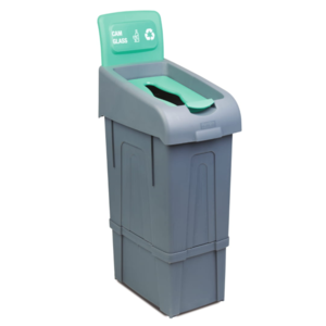 Combisteel Poubelle pour Tri de Verres | 80L | 340x550x(h)1050mm