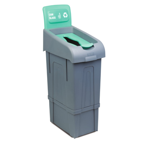 Combisteel Poubelle pour Tri de Verres | 80L | 340x550x(h)1050mm