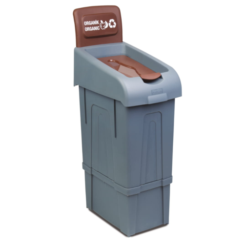 Combisteel Poubelle pour Tri Bio | 80L | 340x550x(h)1050mm