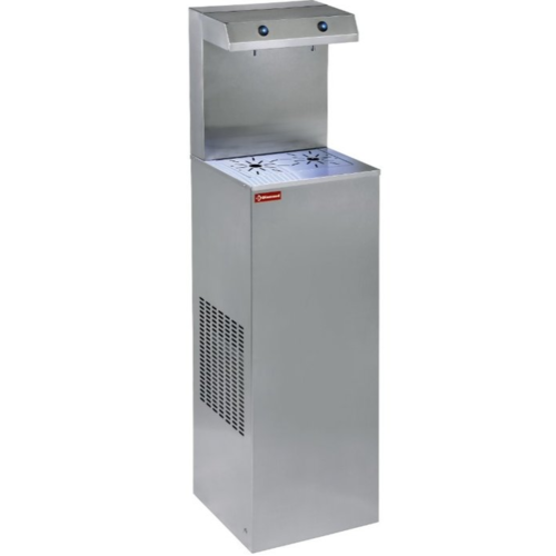 Diamond Refroidisseur d'Eau | inox | 150 L/h | Double Verseur | 400x385x(h)1400mm