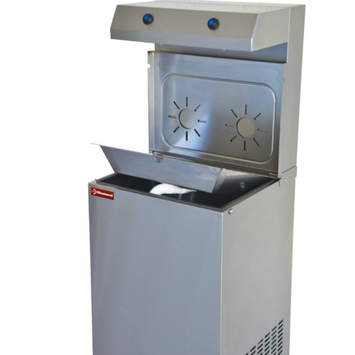 Diamond Refroidisseur d'Eau | inox | 150 L/h | Double Verseur | 400x385x(h)1400mm