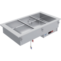 Elément Intégré | Bain-Marie | 3 GN 1/1 | 1115x610x(h)302mm