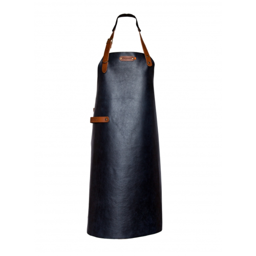 Xapron Tablier en cuir New York Bleu Marine | Disponible en 4 tailles