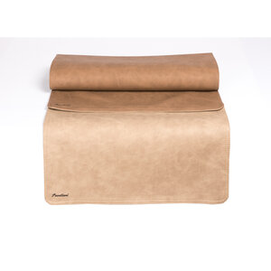 Pavelinni Chemin de Table Vintage | Cuir | Double Face | 450x1200mm | Disponible en 7 Couleurs