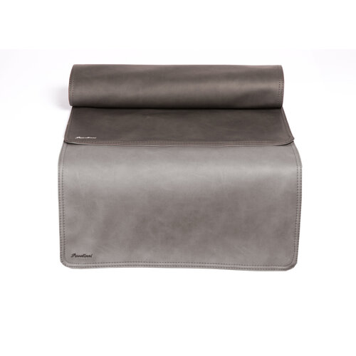 Pavelinni Chemin de Table Vintage | Cuir | Double Face | 450x1200mm | Disponible en 7 Couleurs