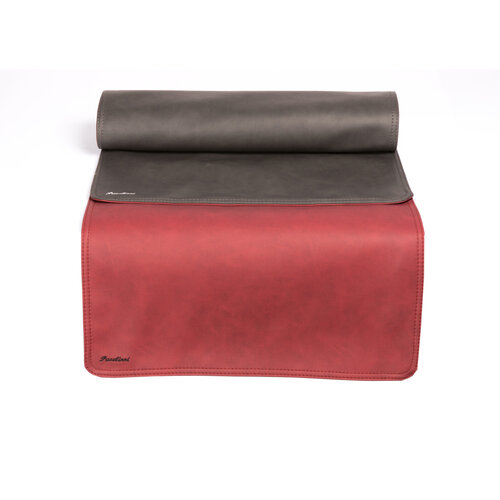 Pavelinni Chemin de Table Vintage | Cuir | Double Face | 450x1200mm | Disponible en 7 Couleurs