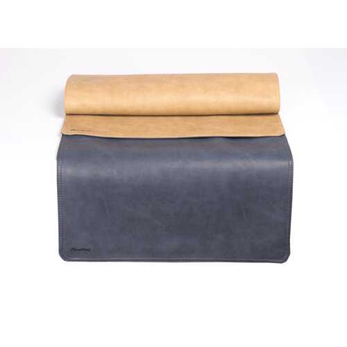 Pavelinni Chemin de Table Vintage | Cuir | Double Face | 450x1200mm | Disponible en 7 Couleurs