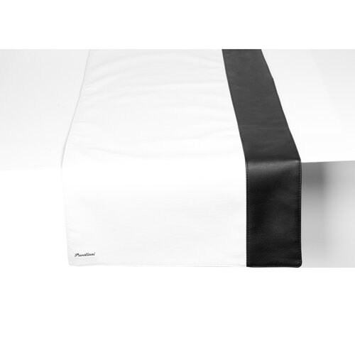 Pavelinni Chemin de Table Stripe | Cuir | Double Face | 450x1200mm | Disponible en 10 Couleurs