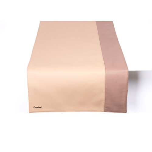 Pavelinni Chemin de Table Stripe | Cuir | Double Face | 450x1200mm | Disponible en 10 Couleurs
