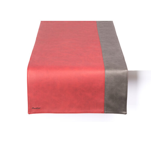 Pavelinni Chemin de Table Stripe | Cuir | Double Face | 450x1200mm | Disponible en 10 Couleurs