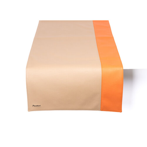 Pavelinni Chemin de Table Stripe | Cuir | Double Face | 450x1200mm | Disponible en 10 Couleurs