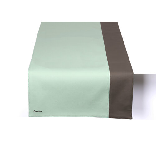 Pavelinni Chemin de Table Stripe | Cuir | Double Face | 450x1200mm | Disponible en 10 Couleurs