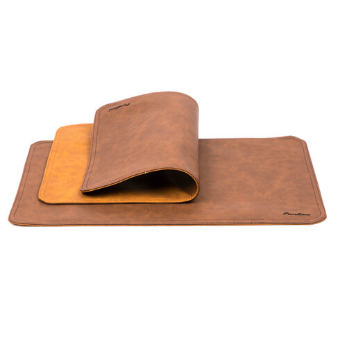 Pavelinni Set de Table Vintage | Cuir | Double Face | 300x450mm | Disponible en 8 Couleurs