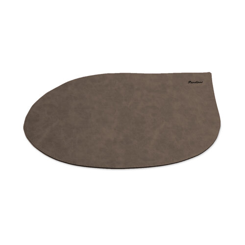 Pavelinni Set de Table Drop Vintage | Cuir | Rond | 300x450mm | Disponible en 8 Couleurs