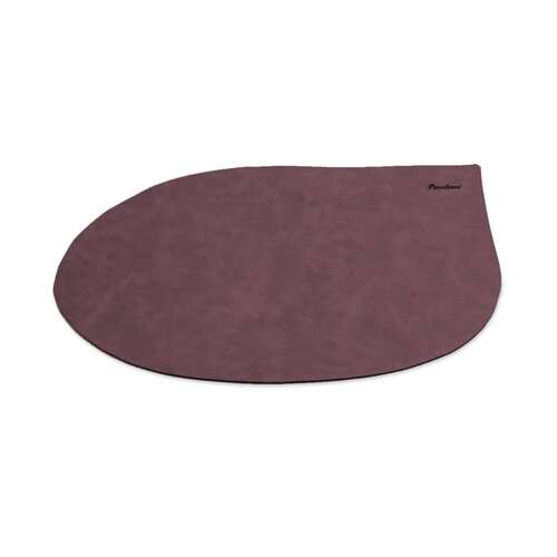 Pavelinni Set de Table Drop Vintage | Cuir | Rond | 300x450mm | Disponible en 9 Couleurs
