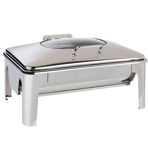 APS Chafing Dish Inox | | GN 1/1| Neutre ou Électrique | 420x600x300mm | Possibilité d'Ajout de Plaque à Induction