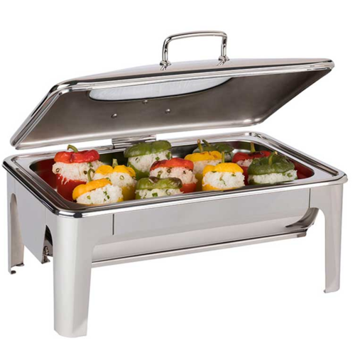 APS Chafing Dish Inox | | GN 1/1| Neutre ou Électrique | 420x600x300mm | Possibilité d'Ajout de Plaque à Induction