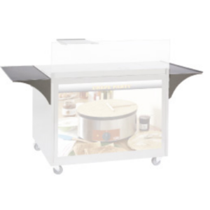 Diamond Tablette Latérale en Inox | 1 Pièce | Uniquement pour DIGE-MRX | Meuble Gaufrier