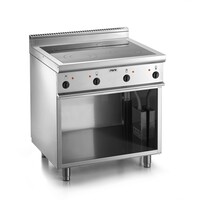 Plaque de Cuisson en céramique | avec Meuble | 4 zones de cuisson (2,5 kW) 800x700x (H) 850mm
