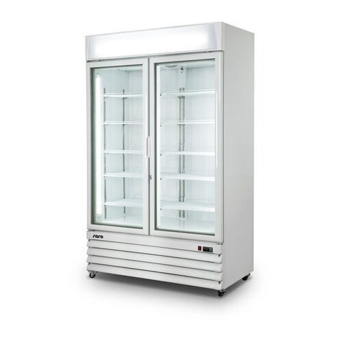 Saro Congélateur avec Ventilateur | 2 Portes en verre | 800 Litres | 1220x700x(H)1980mm Saro Congélateur avec Ventilateur | 2 Portes en verre | 800 Litres | 1220x700x(H)1980mm