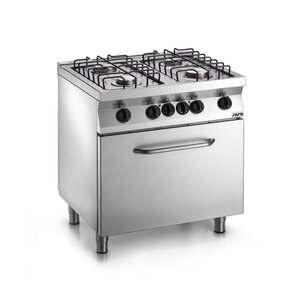 Saro Cuisinière à gaz avec Meuble | 4 feux | 2 x 3,5 kW + 2 x 6 kW | 800x700x (H) 850mm Saro Cuisinière à gaz avec Meuble | 4 feux | 2 x 3,5 kW + 2 x 6 kW | 800x700x (H) 850mm