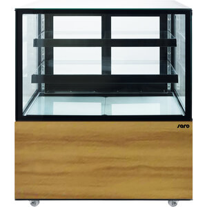 Saro Vitrine à Pâtisserie | 2 Plaques de verre ajustables | 270 litres | 915x675x (H) 1210mm Saro Vitrine à Pâtisserie | 2 Plaques de verre ajustables | 270 litres | 915x675x (H) 1210mm