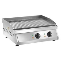Plaque de Cuisson électrique | Rainuré | 6 kW | 600x500x (H) 245mm