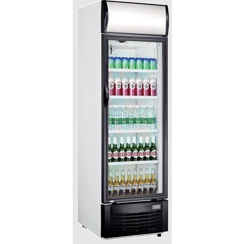 Saro Refroidisseur de Bouteille |Avec porte en verre| Éclairage led | 382 Litres | 620x630x(H)1935mm Saro Refroidisseur de Bouteille |Avec porte en verre| Éclairage led | 382 Litres | 620x630x(H)1935mm