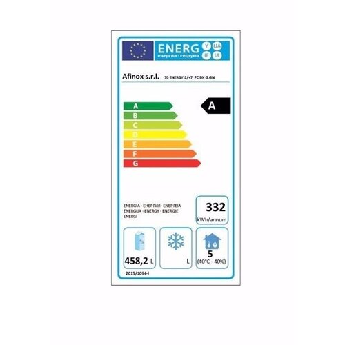 Afinox Réfrigérateur | ENERGY 700 | 700 litres | 733x844x(H)2090 mm Afinox Réfrigérateur | ENERGY 700 | 700 litres | 733x844x(H)2090 mm