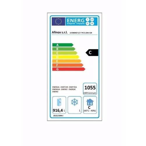 Afinox Réfrigérateur | Double porte | ENERGY 1400 | 1400 Litres | 1466x844x(H)2090mm