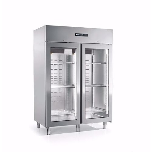 Afinox Congélateur | Double Porte En Verre | ÉNERGIE 1400 | 1400 Litres | 1466x844x(H)2090mm Afinox Congélateur | Double Porte En Verre | ÉNERGIE 1400 | 1400 Litres | 1466x844x(H)2090mm