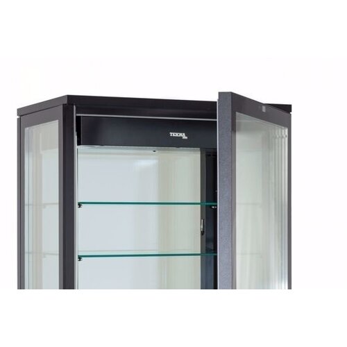 Tekna Vitrine Réfrigérée Avec Porte En Verre |Noir | Avec 4 cotés vitrés | 900x640x(H)1500mm Tekna Vitrine Réfrigérée Avec Porte En Verre |Noir | Avec 4 cotés vitrés | 900x640x(H)1500mm