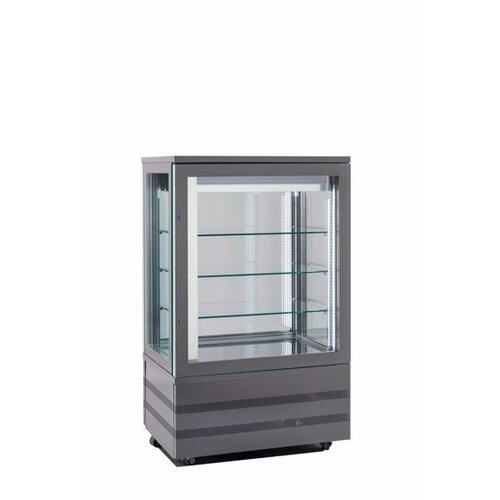 Tekna Congélateur avec Porte en Verre | Noir | Avec 4 cotés vitrés | 900x640x(H)1500mm Tekna Congélateur avec Porte en Verre | Noir | Avec 4 cotés vitrés | 900x640x(H)1500mm