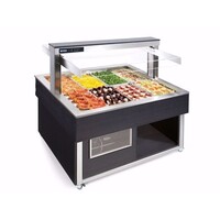 Buffet Gastronomique | 8/1 GN | Couleur Wengé | 1494x1212x(H)1481mm