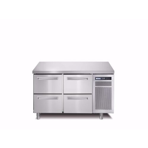 Afinox Comptoir Réfrigérés| 4 Tiroirs | 1300x700x(H)900mm
