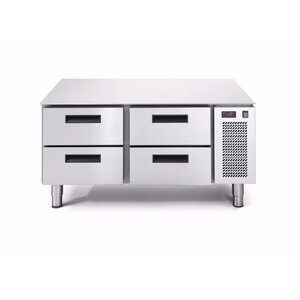 Afinox Comptoir Congelé | 4 Tiroirs | 1200x685x(H)613mm