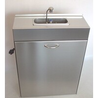 Lavabo cuillère mobile avec système d'eau | 10 litres | 550x210x (H) 750mm
