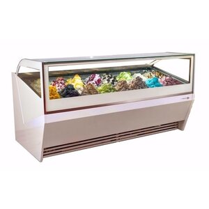 La Squadra Comptoir à Crème Glacée | Scoop La Squadra Selecta 16 Gelato | 1506x1150x(H)1155mm | Disponible en 2 couleurs